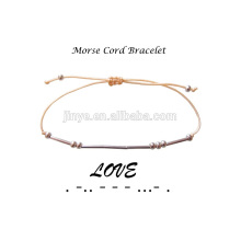 Love Morse Code Bracelet, Cadeaux Saint Valentin 2017